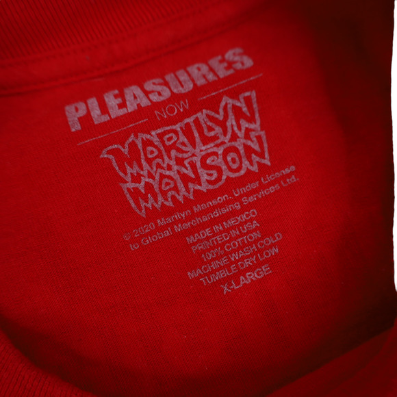 Pleasures x Marilyn Manson Star Graphic T Shirt - Picture 6 of 10